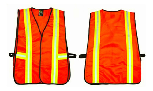 G & F 41113 Industrial Safety Vest With Reflective Strips,