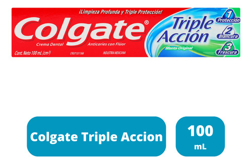 Pasta Dental Colgate Triple Acción 100ml