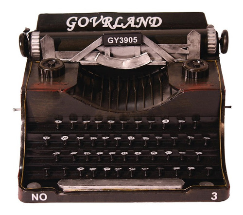 Replica Maquina De Escribir Govrland Gy3905 Oficina Barbacoa