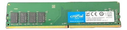 Memoria Ddr4 8gb 2400mhz Crucial Ct8g4dfs824a