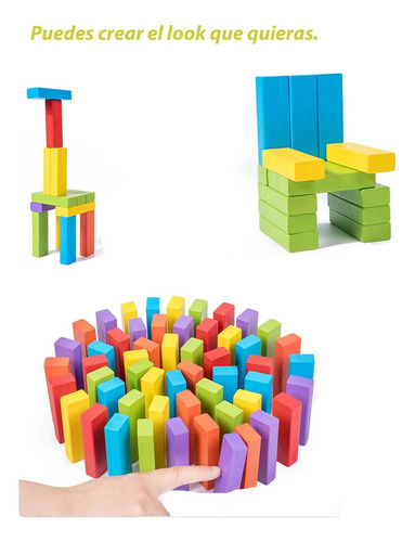 Compatible Jenga Gigante De Madera Juego De Mesa