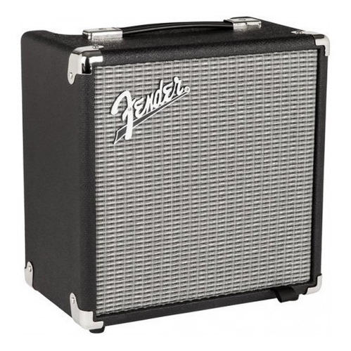 Amplificador Fender Rumble Series 15 Transistor para bajo de 15W color negro/plata 220V