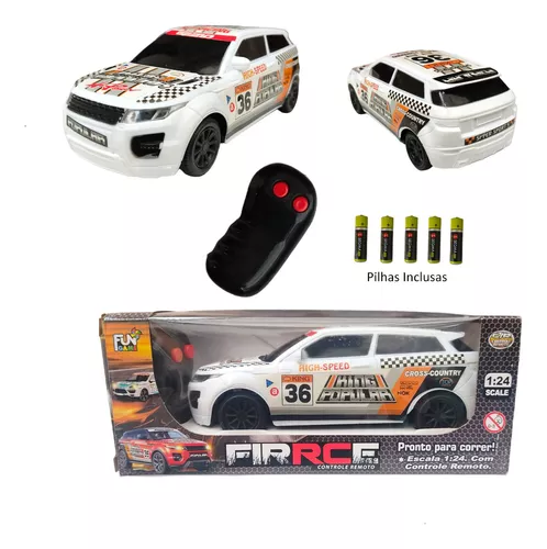 Carrinho Carro de Controle Remoto Corrida Sport Car 1:24 Escala 2