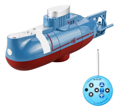 Barco De Control Remoto Mini Rc Submarine Rc Boat Blue