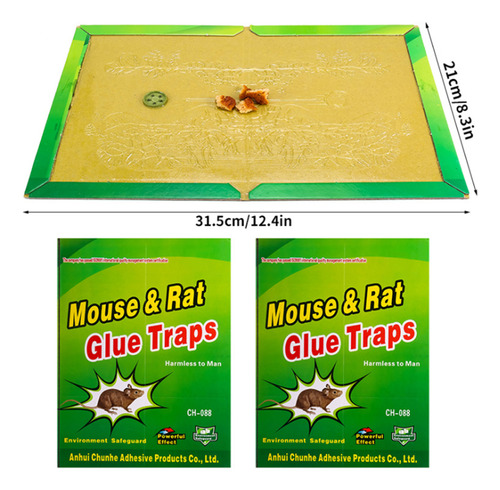 10 Pcs Ratón Tablero Pegajoso Ratones Pegamento Trampa No Tóxico Eco Friendly Rata Serpiente Bichos Catcher Control de Plagas Rechazo