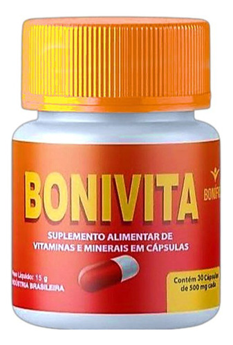 Bonivita Original Suplemento Em Capsula 30 Unidades De 500mg