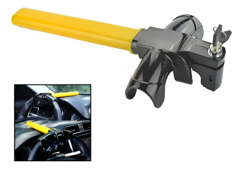 Pack X3 Traba Rueda Tranca Volante Pedal Volante Antirrobos