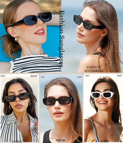Gafas De Sol Rectangle Dollger Para Mujeres Gafas De Sol De