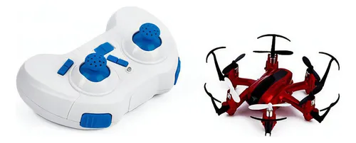 H lices Micro Mini Drone Hexacopter 6 com controle vermelho