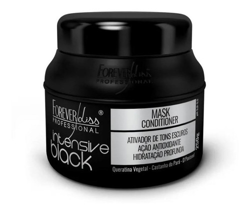 Máscara Tonalizante Intensive Black 250gr Forever Liss