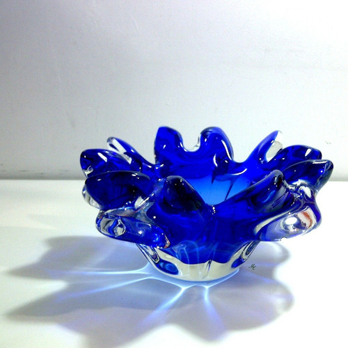 Cenicero O Centro De Mesa De Arte Murano
