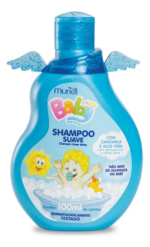 Kit Com 02 Shampoo Para Bebê Baby Menino Muriel