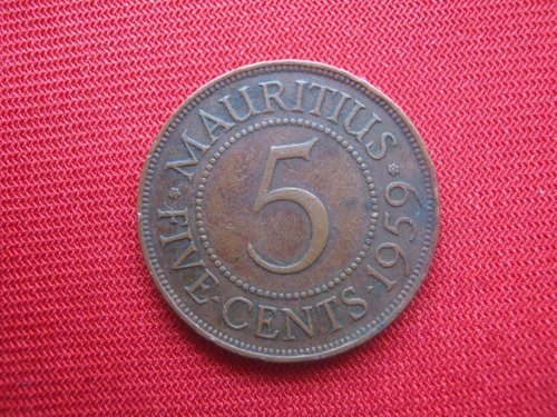 Mauricio 5 Centavos 1959