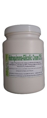 Crema Despigmentante Hidroquinona-glicolic 35% 1 Kilo