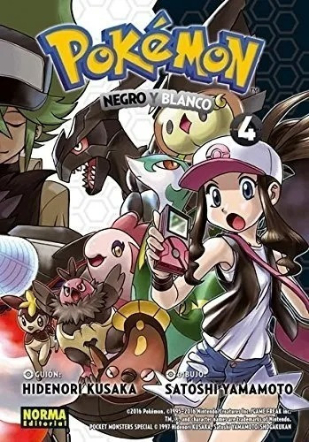 Manga- Pokémon N°29. Negro Y Blanco 4- Norma Editorial