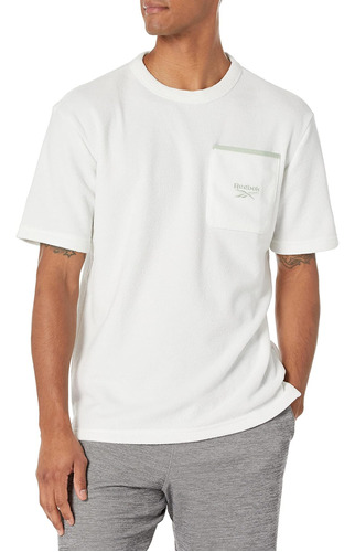 Reebok Camiseta Gráfica Estándar Para Hombre, Salvia, Pequeñ