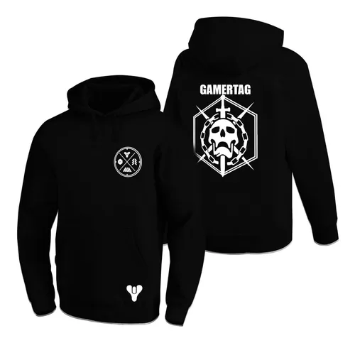 Destiny hoodie top with gamertag