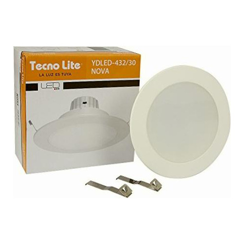 Lámpara Led Para Empotrar, Blanco Cálido Tecnolite