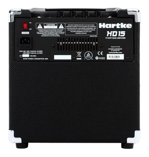 Imagen 4 de 4 de Amplificador Hartke Hd Series Hd15 Para Bajo De 15w Hd-15