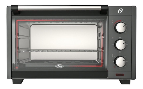 Forno de bancada elétrico Oster OFOR300 30L preto/grafite 110V