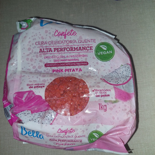 Cera Quente Depiladória Confete Pink 1kg Depil Bella / Promo