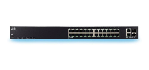 Smart Switch Cisco Sg220-26p-k9-br 26 Portas Com Poe