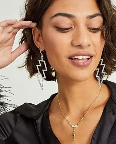 Pendientes De Rayo, Pendientes De Los Años 80 Para Mujer, De