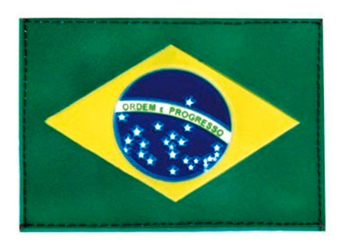 Bandeira Emborrachada Do Brasil