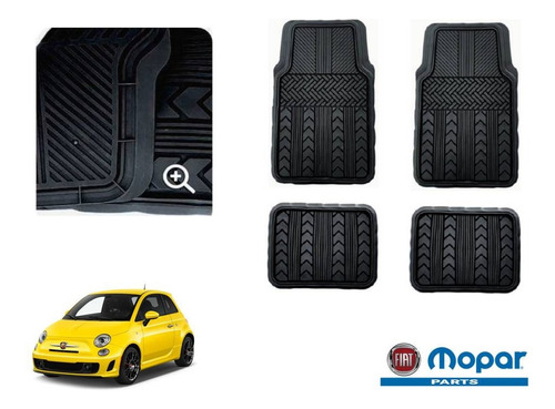 Kit Tapetes 4 Piezas Fiat 500 Abarth 2013  Race Track