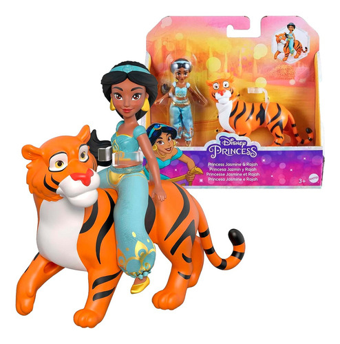 Princesa Jasmin Y Rajah Disney Aladdín Tigre Princesas 