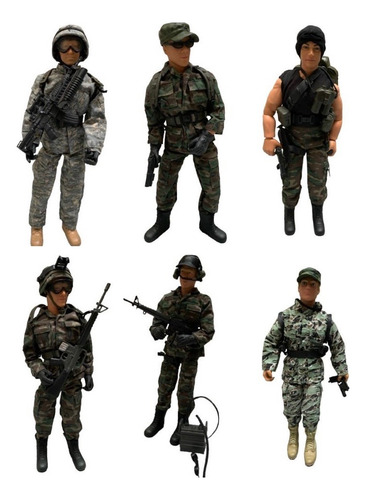 Muñecos Army Max Steel De Hasbro Gi Joe Variados.