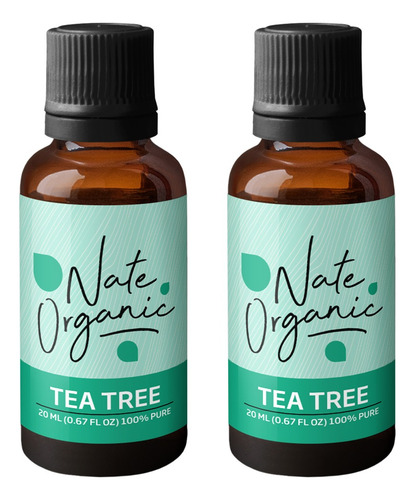 Nate Organic Árbol De Té 20ml 2 Unidades Esencial