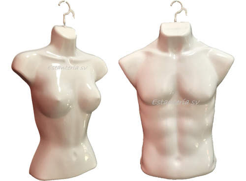 Maniquí Busto Mujer 3 Y Torso Hombre 2,  Exhibidor Ropa