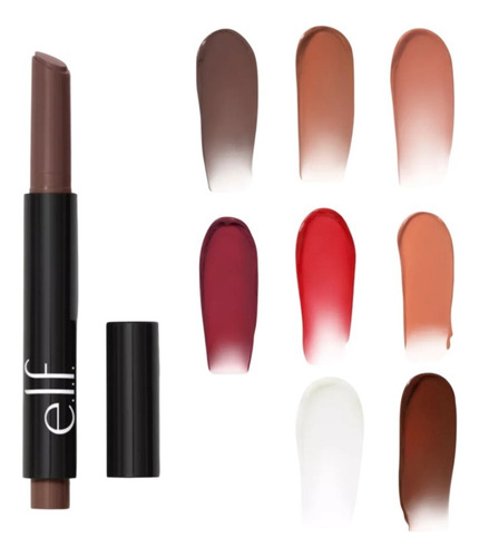 E.l.f. Lip Plumping 3-en-1 Lip Plumper, Gloss And Balm Bust A Mauve