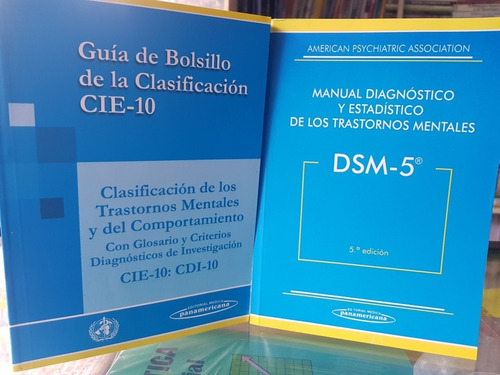 Pack De 2 Libros Dsm -5 Y Cie -10 (últimas Ediciones)