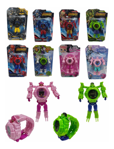 Reloj Digital Transforma Surtido Juguete De Niño