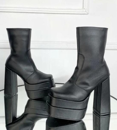 Botas Bratz Doble Plataforma Eco Cuero (caña Baja)