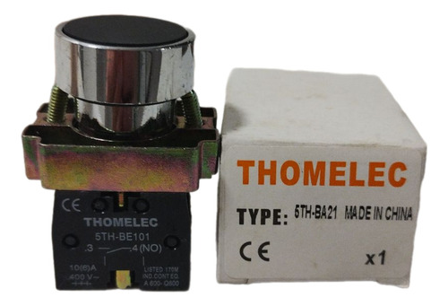 Botón Pulsador Plano C/conector Thomelec 5th-be101