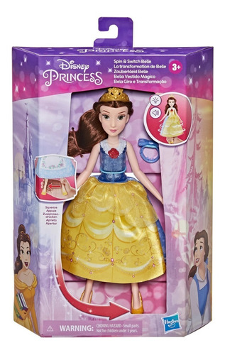 Muñeca Bella Vestido Magico - Disney Hasbro