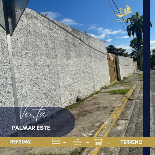 Venta De Terreno En Palmar Este Ref 2062