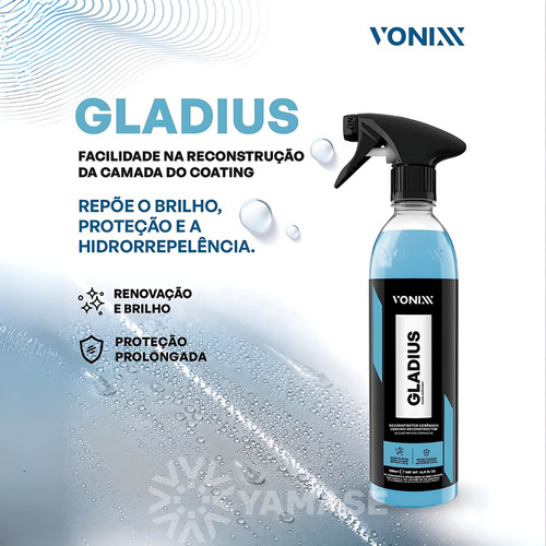 Gladius Vonixx 500ml Reconstrutor Cerâmico Selante Spell