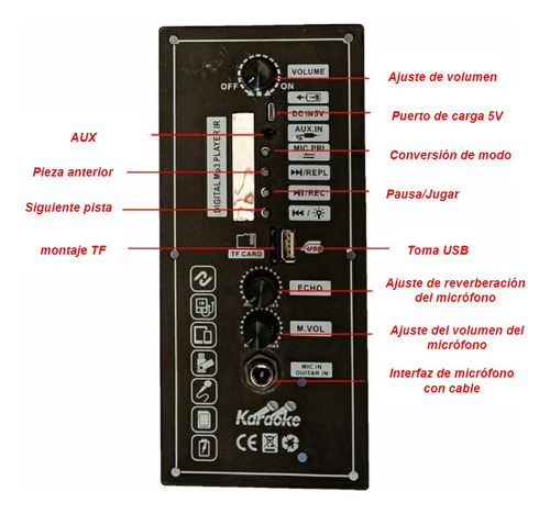 A Placa Amplificadora De Mp3 Bluetooth Accs De Música Para .