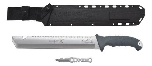 Machete Camillus Carnivore X Titanium Y Cuchillo Camping 