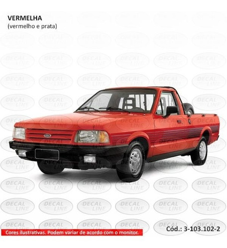 Faixa Auto Adesiva Ford Pampa 1994
