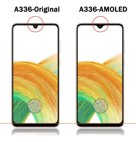 Display Tela Frontal A33 Original Nacional 5g Touch Aro Kit