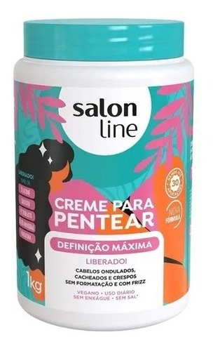 Crema De Peinar Salon Line Rizos Deficinión Maxima 1 Kilo