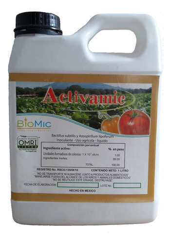 Biofertilizante Azospirillum Lipoferum + Bacillus Subtilis