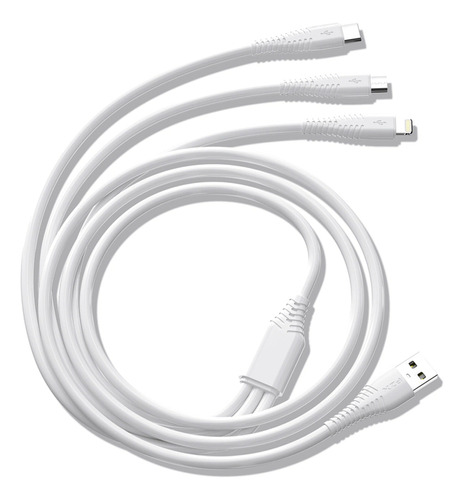 Cable De Carga 3 En 1 Pzx - Tres Interfases Micro/typec/ios