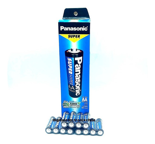 Pack Panasonic Doble Aa Super Hyper 60 Unidades 1.5v