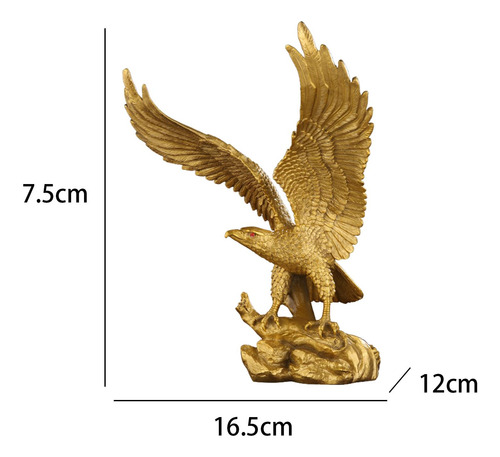 Adorno De Escritorio Coleccionable De Estatua De Águila